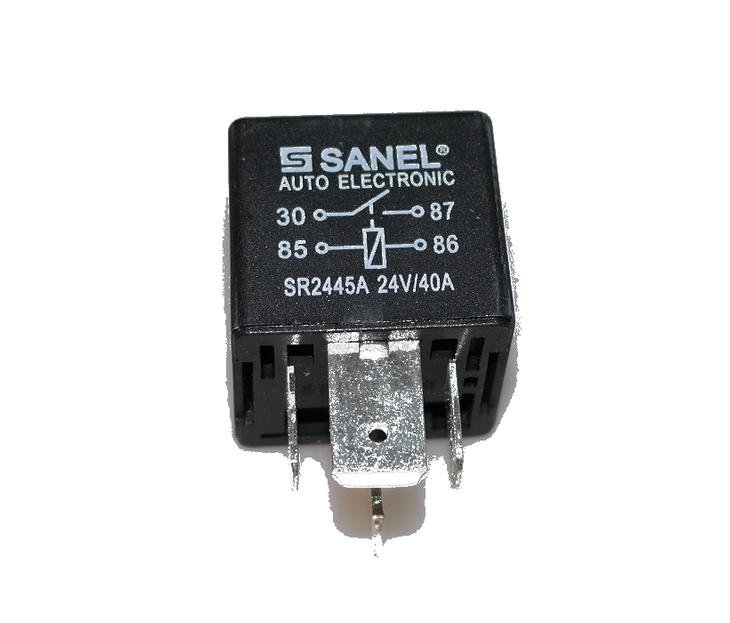 Relé, 24V, 40A - Releer - www.skipshandel.com